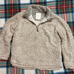 Thread & Supply Gray Sherpa Jacket